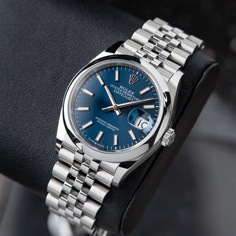 rolex datejust 36 blue dial joma|Rolex 36mm Datejust for sale.